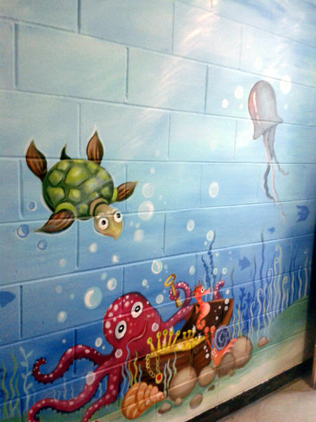 Deep Sea World Mural