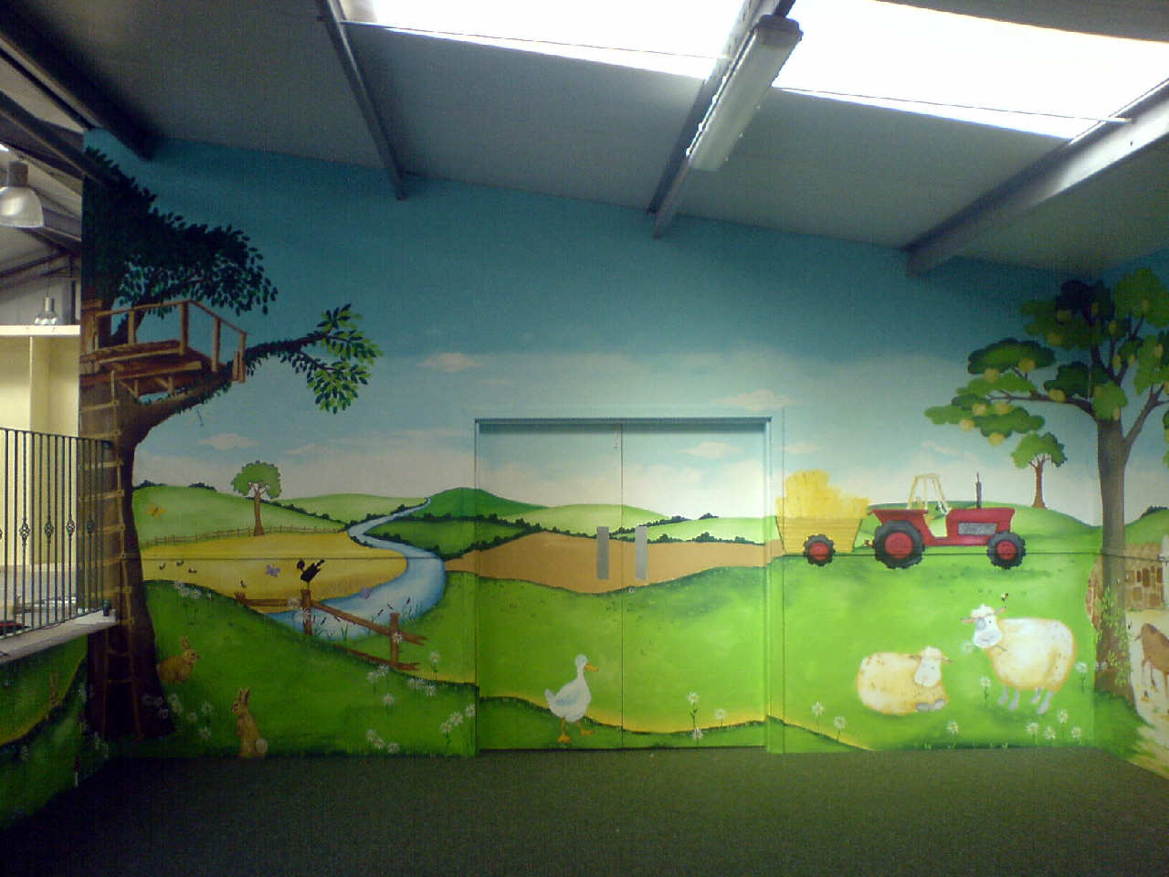 active kids adventure park mural