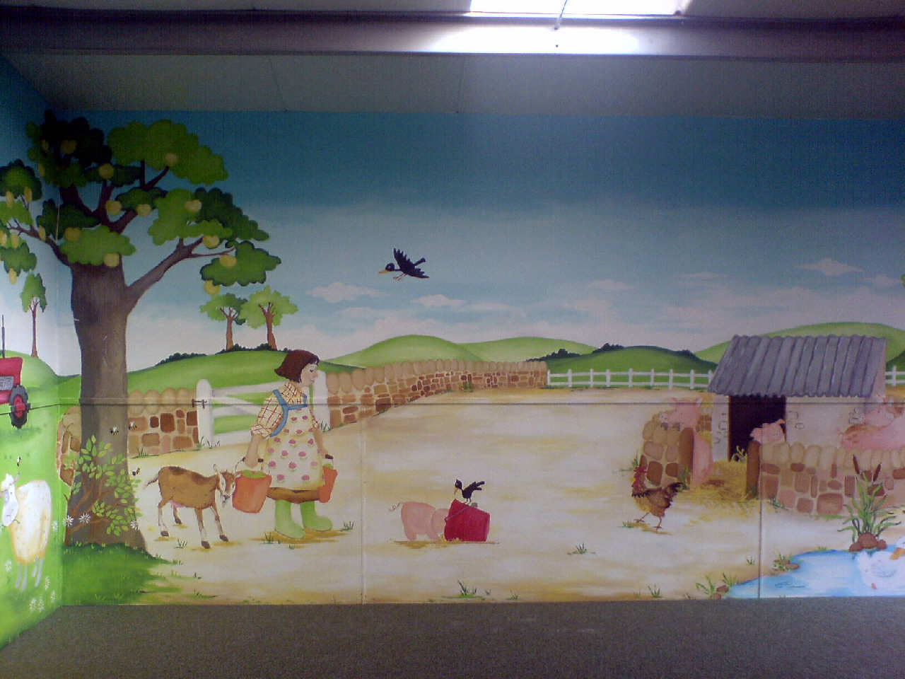 active kids adventure park mural