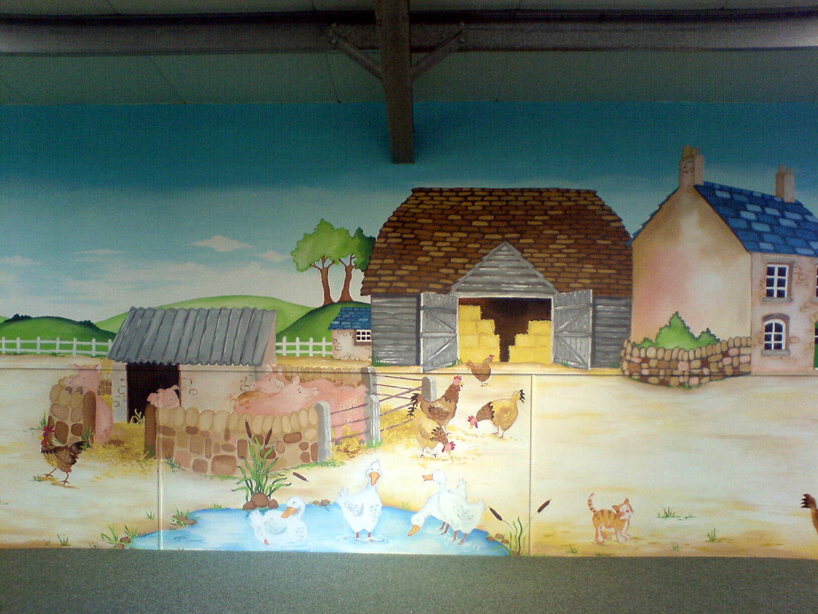 active kids adventure park mural