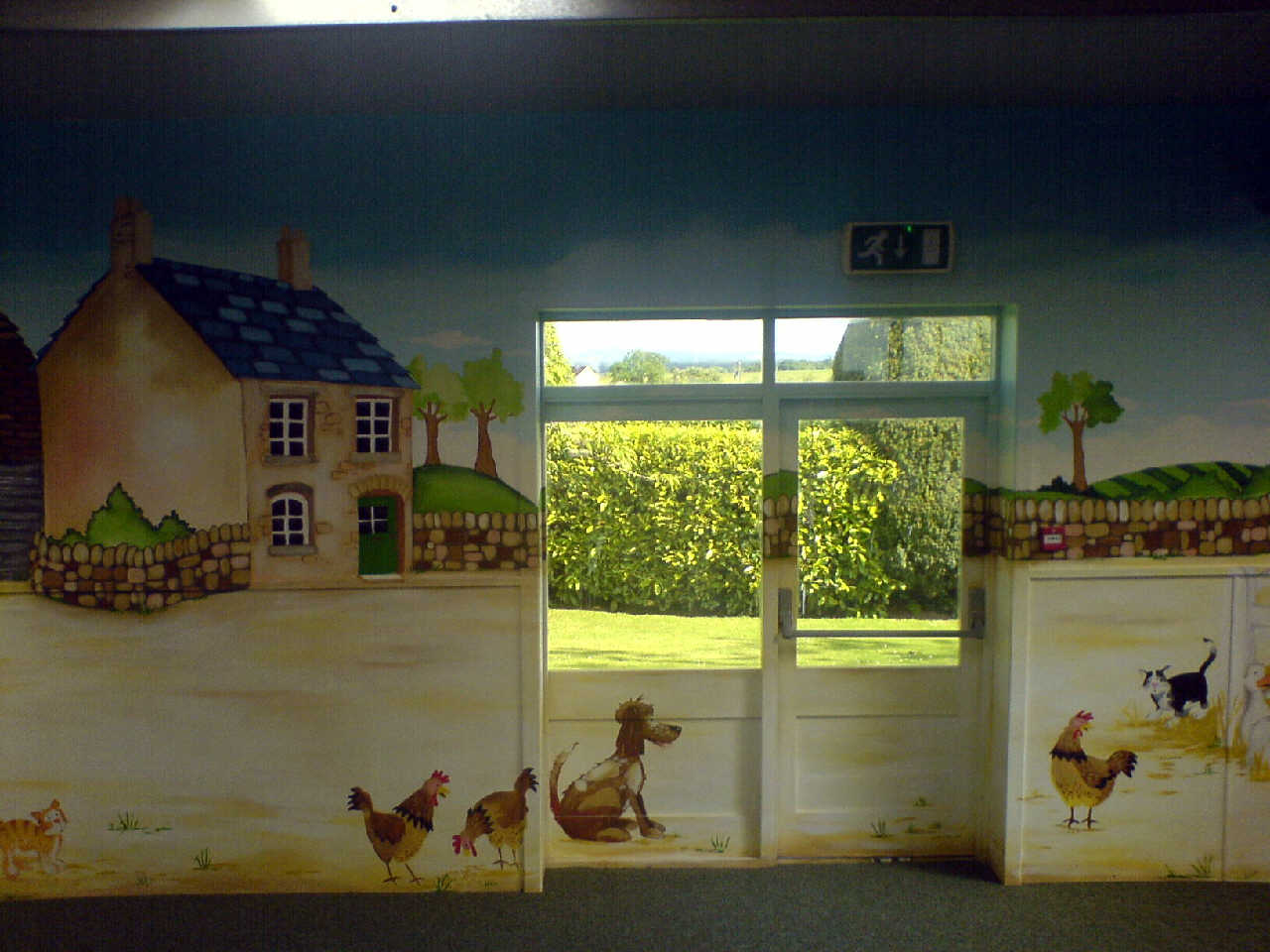 active kids adventure park mural