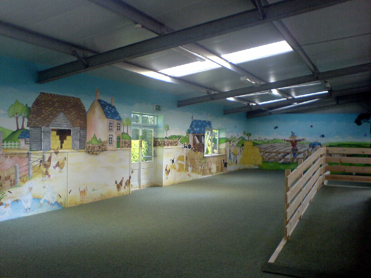 active kids adventure park mural