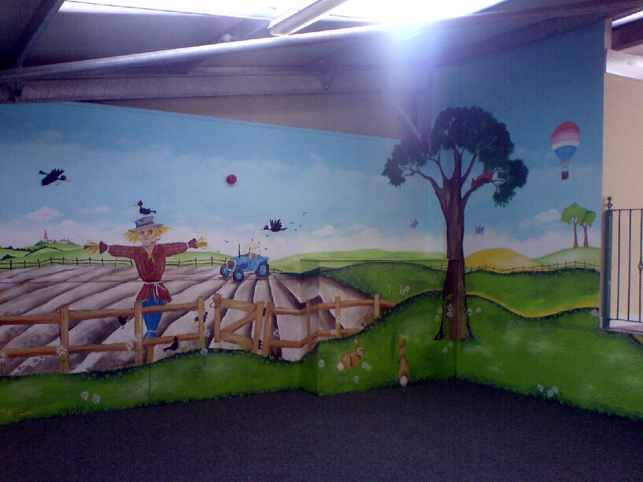 active kids adventure park mural