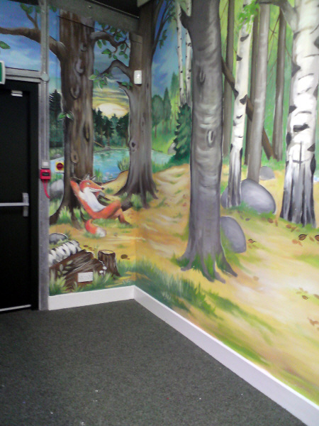 active kids adventure park mural
