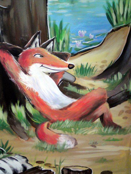 active kids adventure park mural