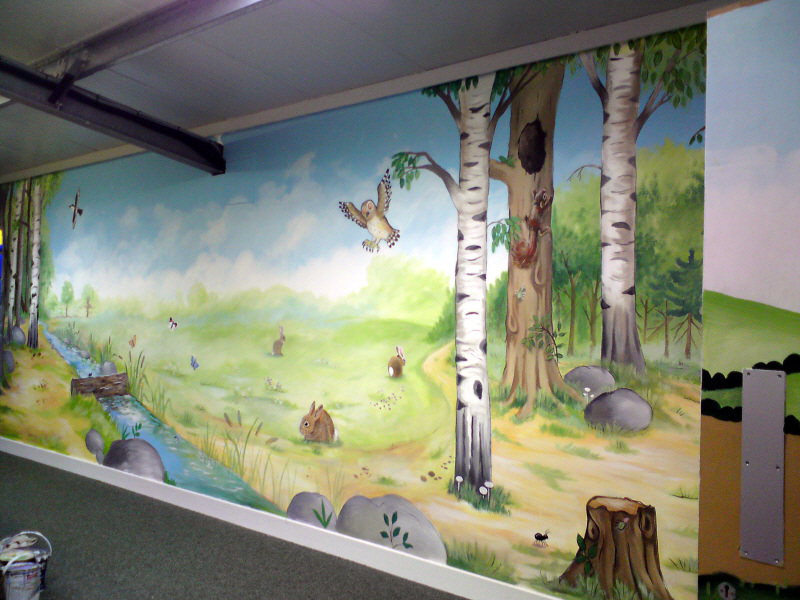 active kids adventure park mural