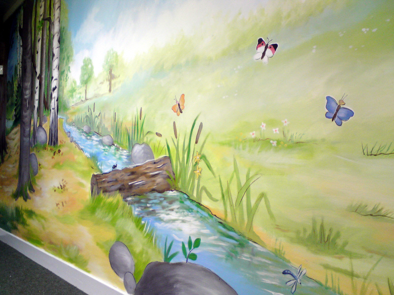 active kids adventure park mural