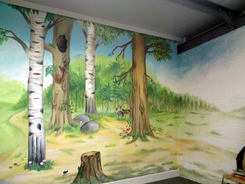 active kids adventure park mural