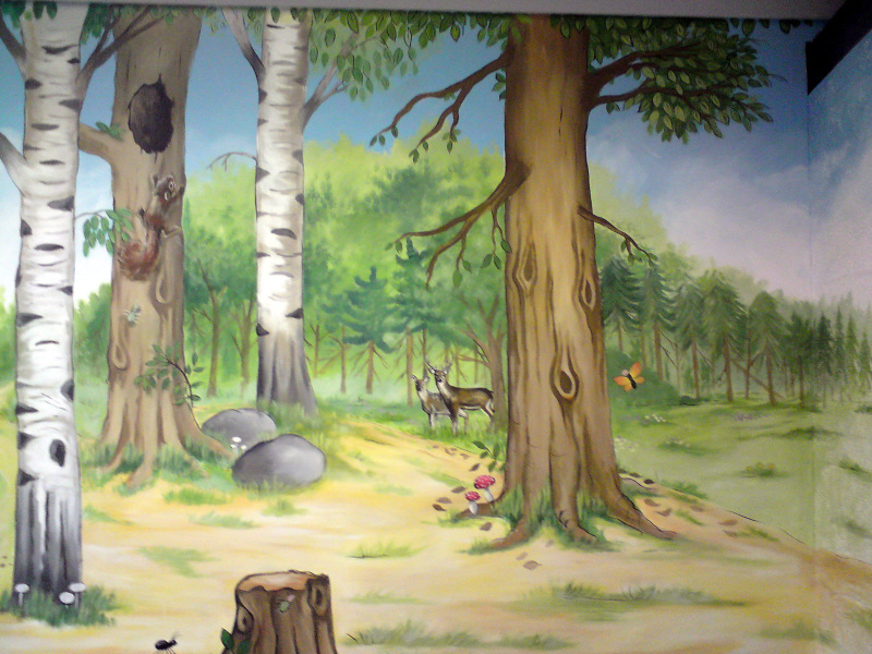 active kids adventure park mural