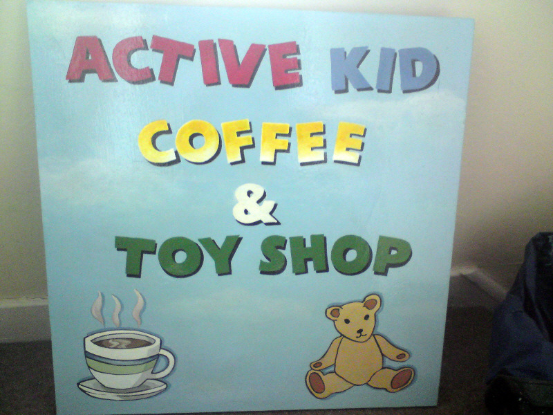 active kids adventure park mural