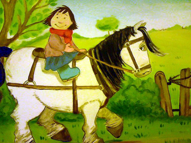 active kids adventure park mural