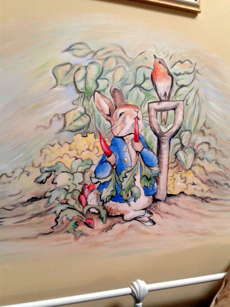 beatrix potter mural