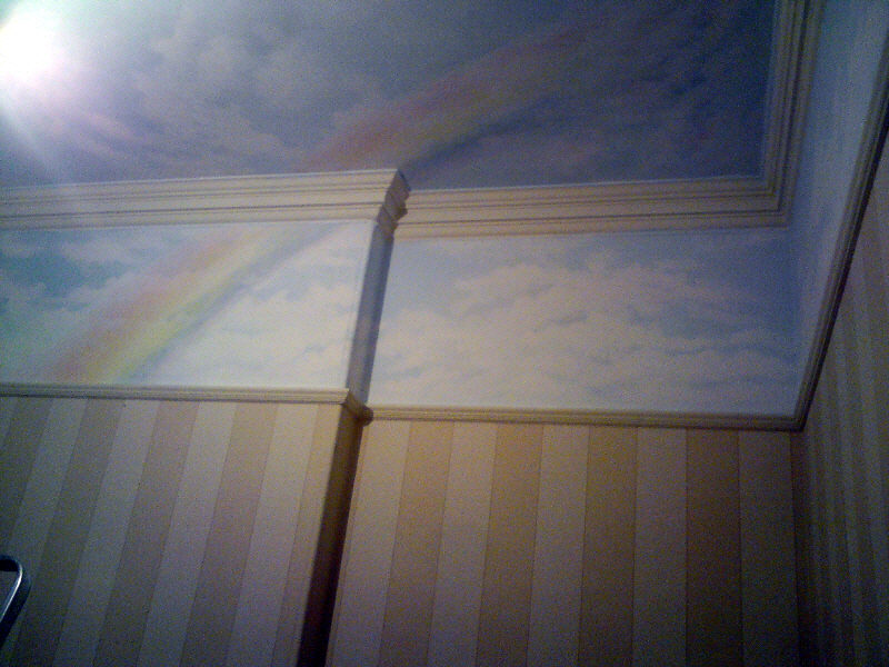 Sky Rainbow Mural