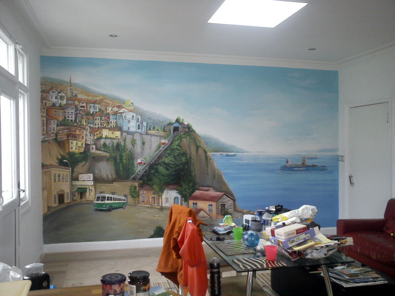Valparaiso Chile mural