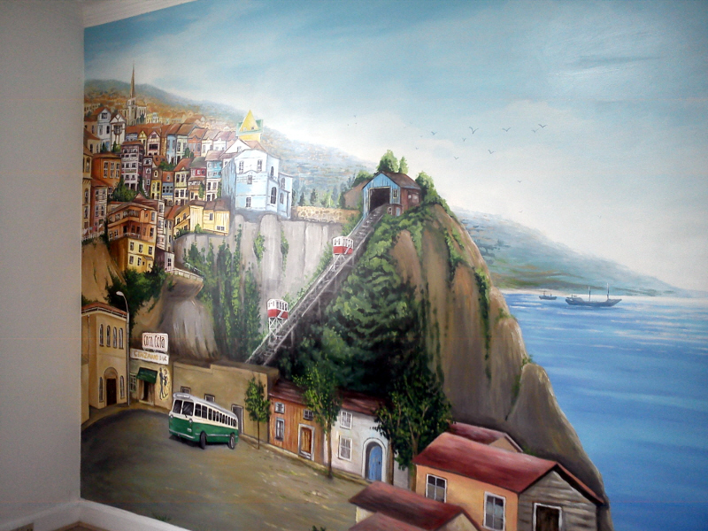 Valparaiso Chile mural