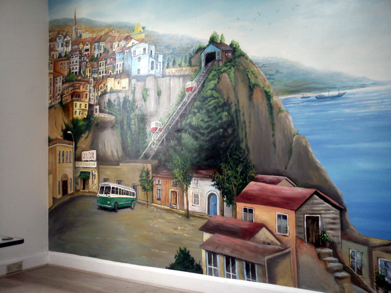Valparaiso Chile mural