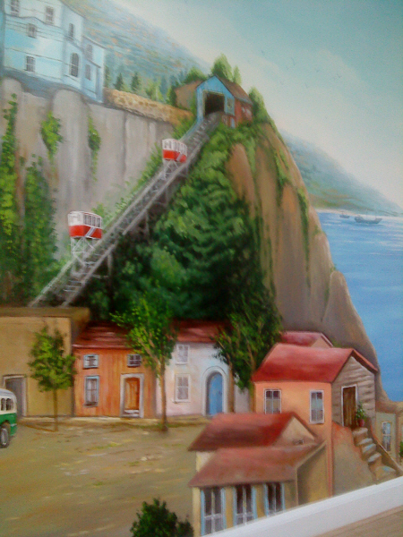Valparaiso Chile mural