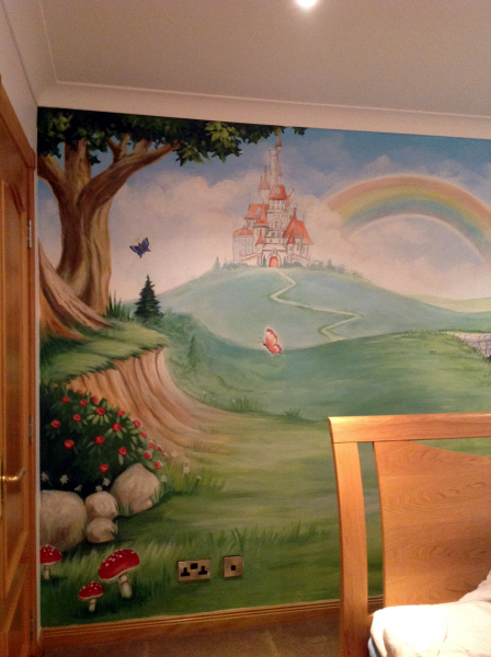 fairy tale mural