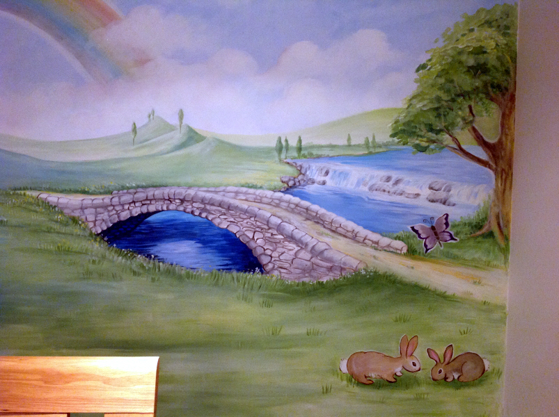 fairy tale mural