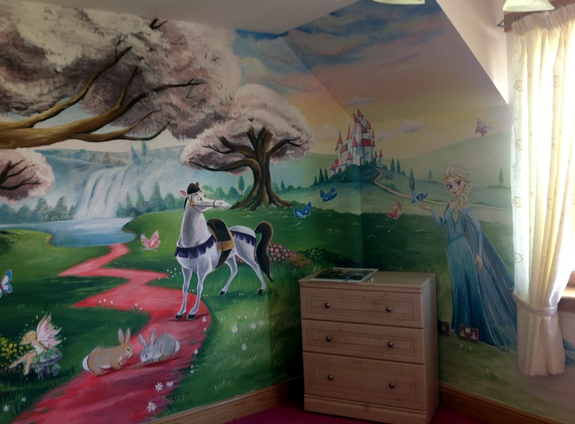 fairy tale mural