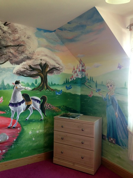 fairy tale mural