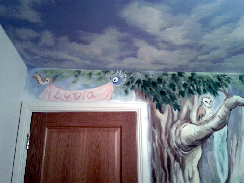 fairy tale mural