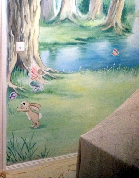 fairy tale mural