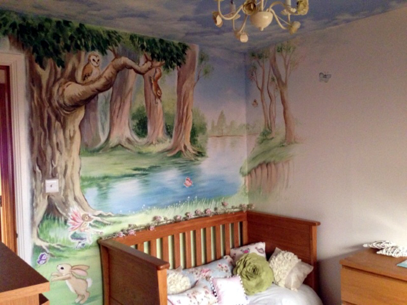 fairy tale mural