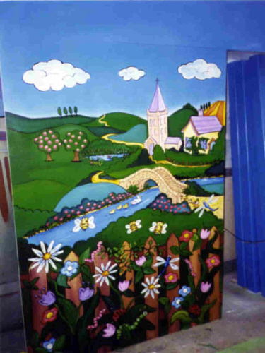 fairy tale mural