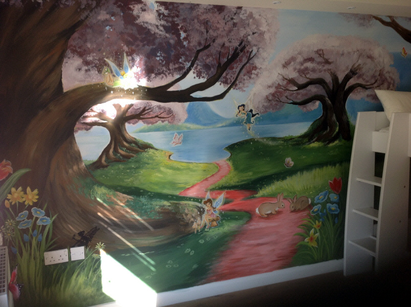 fairy tale mural