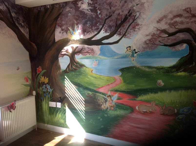 fairy tale mural