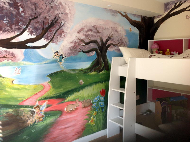 fairy tale mural
