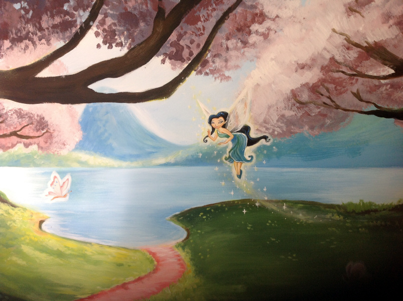 fairy tale mural
