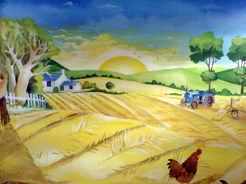active kid toys mural