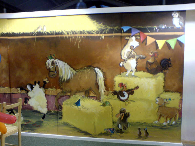 active kid toys mural
