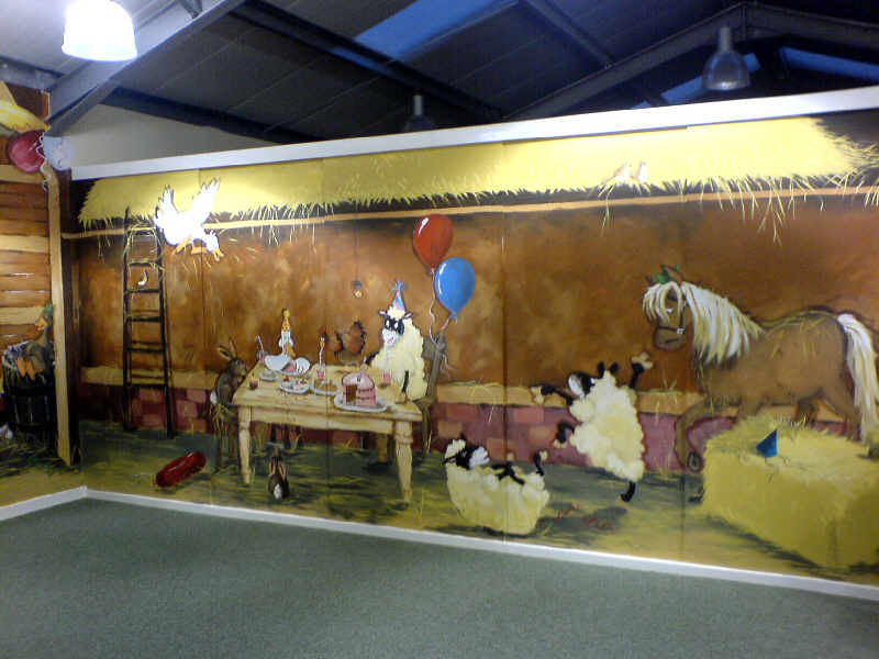 active kid toys mural