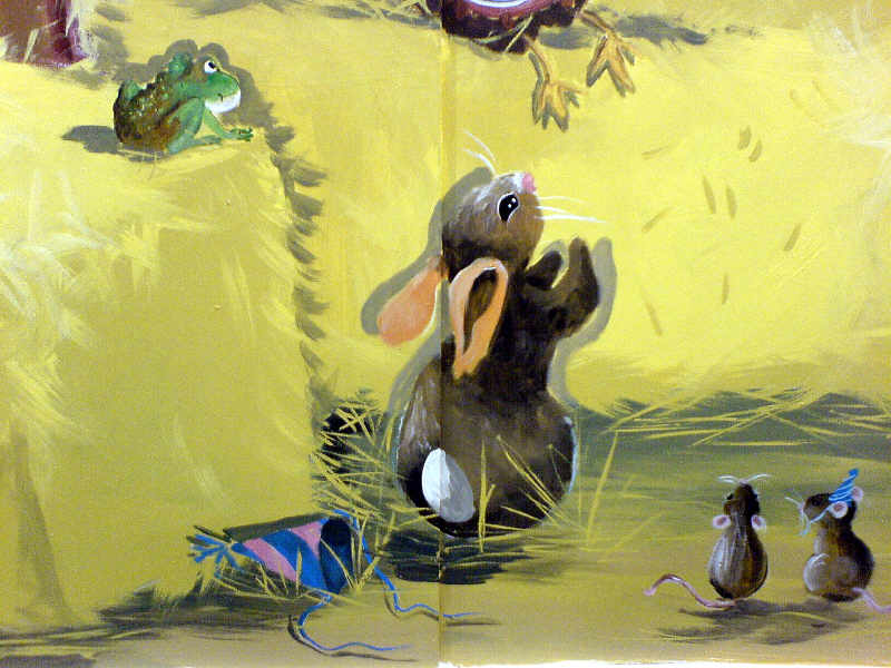 active kid toys mural