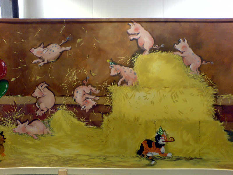 active kid toys mural