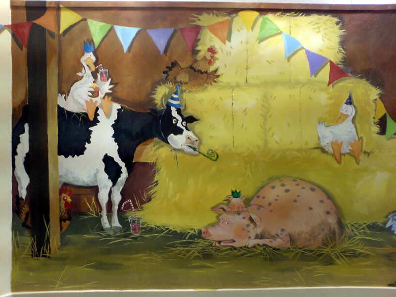 active kid toys mural