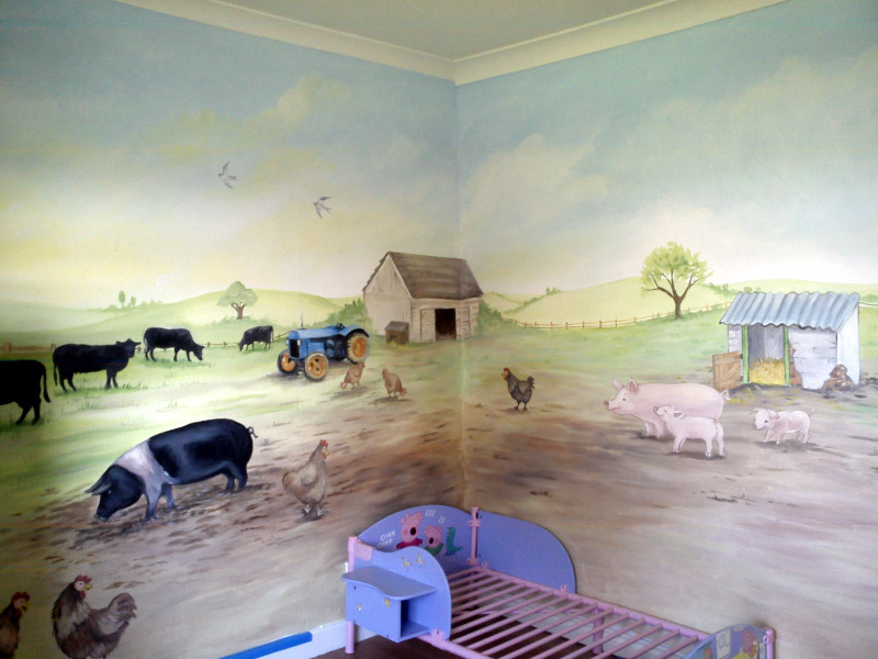 farmyard mural