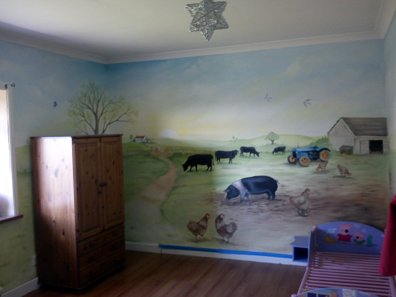 farmyard mural