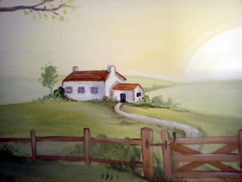 farmyard mural