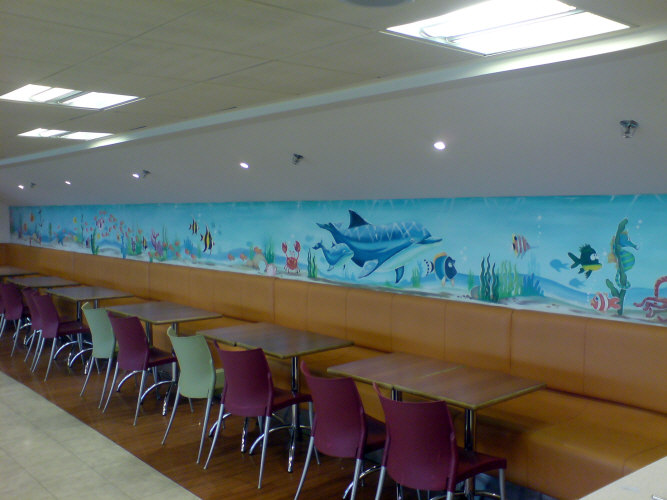 aquatic mural