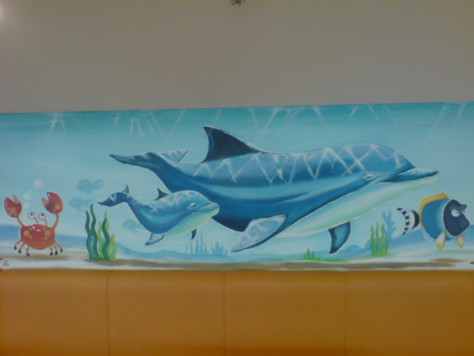 aquatic mural