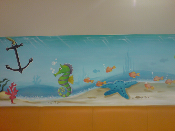 aquatic mural