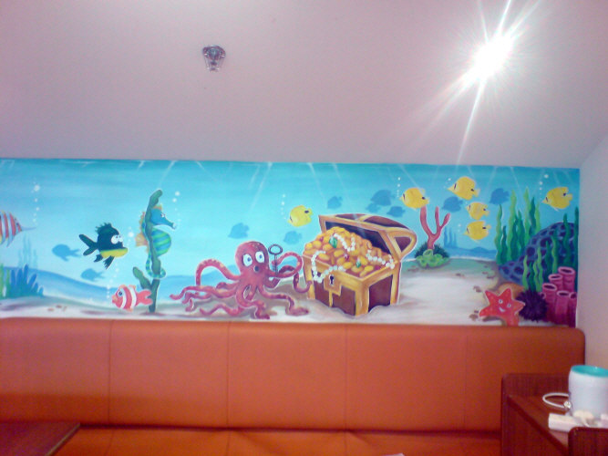 aquatic mural
