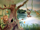 jungle mural