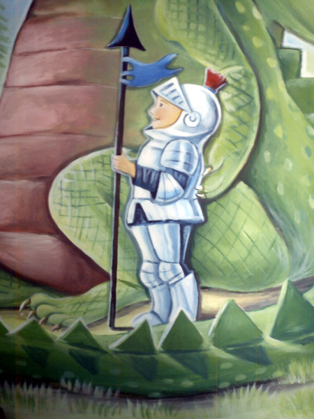 fairy tale mural