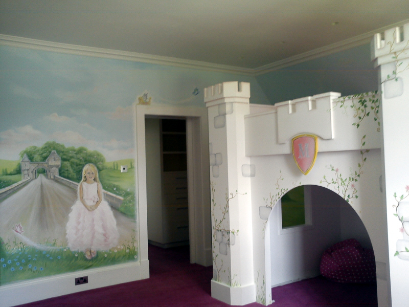fairy tale mural