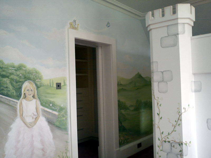 fairy tale mural